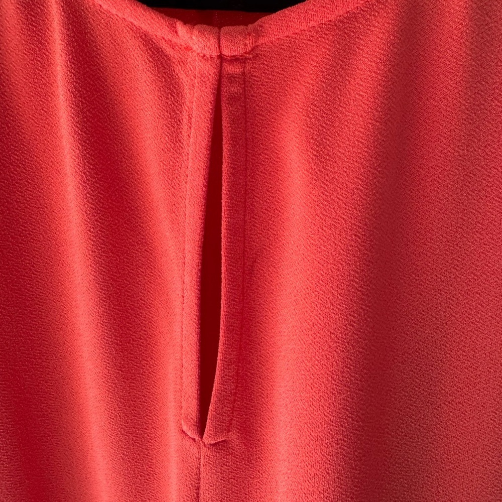 Lauren Ralph Lauren Orange/tangerine blouse sz 1X - Picture 4 of 5